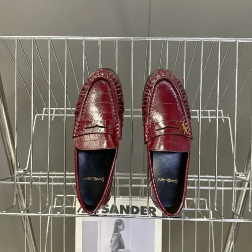 Replica Yves Saint Laurent YSL Leather Shoes For Men #1456134 $125.00 USD for Wholesale