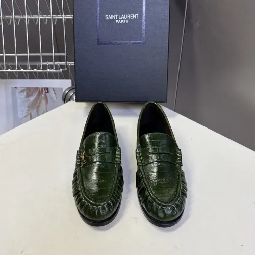 Replica Yves Saint Laurent YSL Leather Shoes For Women #1456135 $118.00 USD for Wholesale
