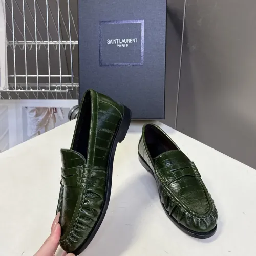 Replica Yves Saint Laurent YSL Leather Shoes For Women #1456135 $118.00 USD for Wholesale
