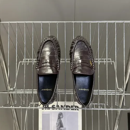 Replica Yves Saint Laurent YSL Leather Shoes For Men #1456138 $125.00 USD for Wholesale