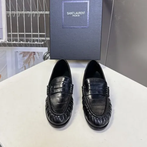 Replica Yves Saint Laurent YSL Leather Shoes For Men #1456140 $125.00 USD for Wholesale