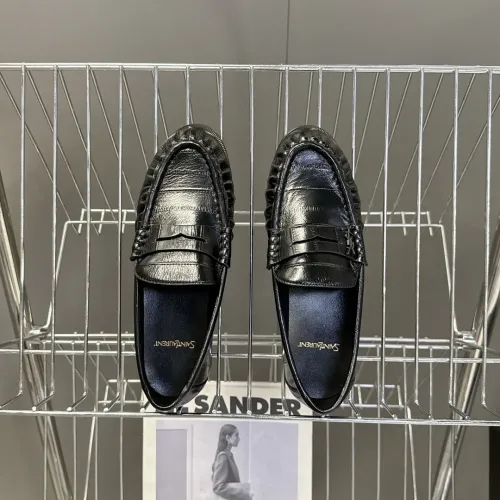 Replica Yves Saint Laurent YSL Leather Shoes For Men #1456140 $125.00 USD for Wholesale