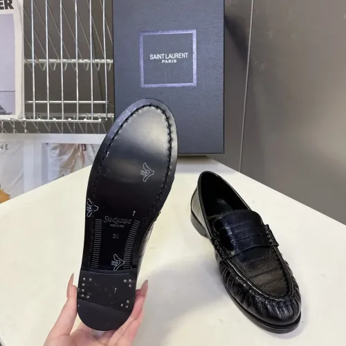 Replica Yves Saint Laurent YSL Leather Shoes For Men #1456140 $125.00 USD for Wholesale