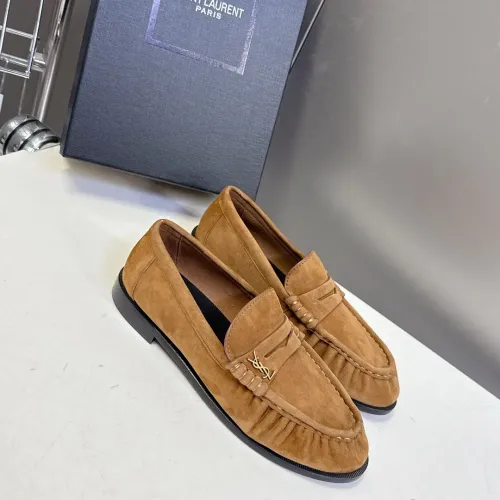 Cheap Yves Saint Laurent YSL Leather Shoes For Women #1456141, $$118.00 USD On Yves Saint Laurent YSL Leather Shoes