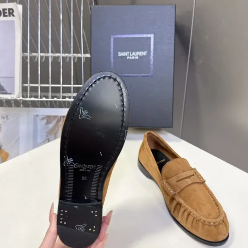 Replica Yves Saint Laurent YSL Leather Shoes For Women #1456141 $118.00 USD for Wholesale