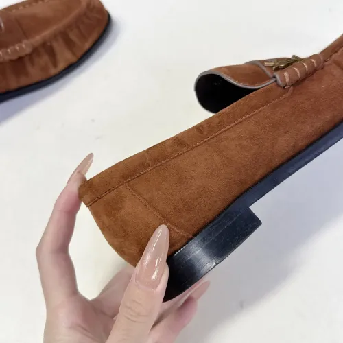 Replica Yves Saint Laurent YSL Leather Shoes For Women #1456143 $118.00 USD for Wholesale