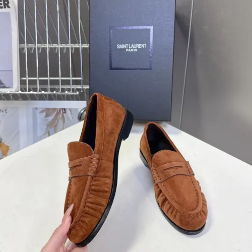 Replica Yves Saint Laurent YSL Leather Shoes For Men #1456144 $125.00 USD for Wholesale