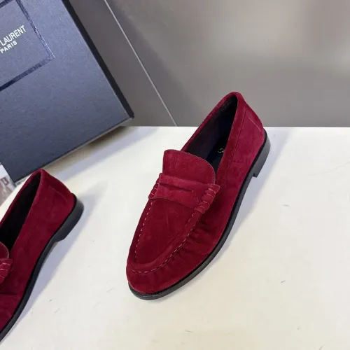 Replica Yves Saint Laurent YSL Leather Shoes For Women #1456145 $118.00 USD for Wholesale