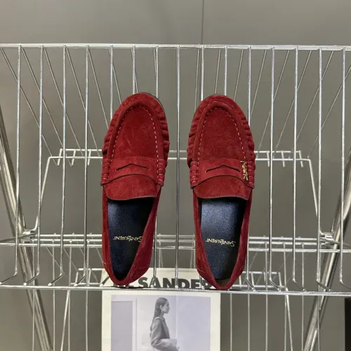 Replica Yves Saint Laurent YSL Leather Shoes For Men #1456146 $125.00 USD for Wholesale
