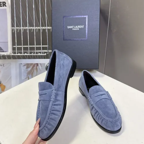 Replica Yves Saint Laurent YSL Leather Shoes For Women #1456147 $118.00 USD for Wholesale