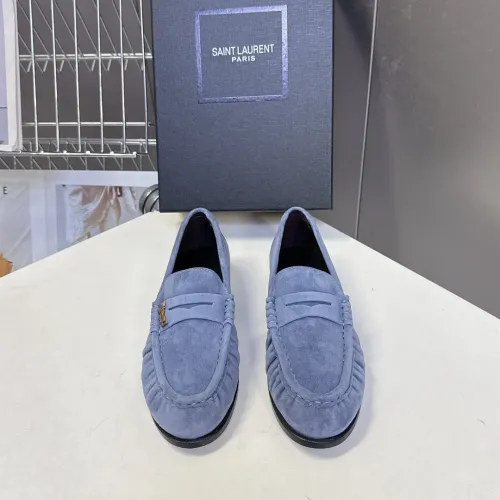 Replica Yves Saint Laurent YSL Leather Shoes For Men #1456148 $125.00 USD for Wholesale