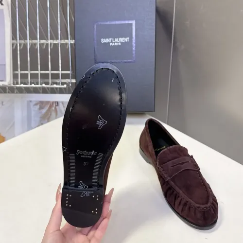 Replica Yves Saint Laurent YSL Leather Shoes For Women #1456149 $118.00 USD for Wholesale