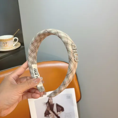 Replica MIU MIU Headband For Women #1456230 $27.00 USD for Wholesale