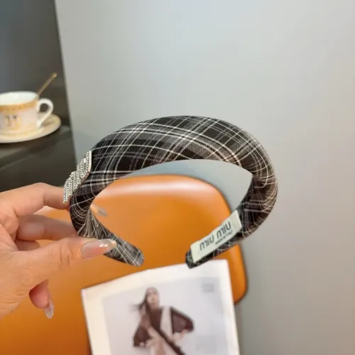 Replica MIU MIU Headband For Women #1456233 $27.00 USD for Wholesale