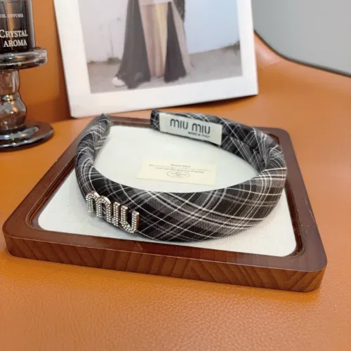 Replica MIU MIU Headband For Women #1456233 $27.00 USD for Wholesale
