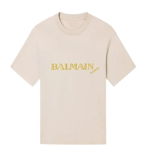 Cheap Balmain T-Shirts Short Sleeved For Men #1456250, $$24.00 USD On Balmain T-Shirts