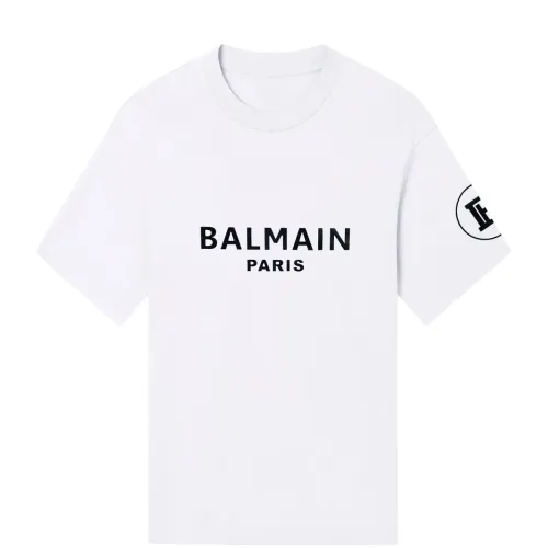 Cheap Balmain T-Shirts Short Sleeved For Men #1456252, $$24.00 USD On Balmain T-Shirts