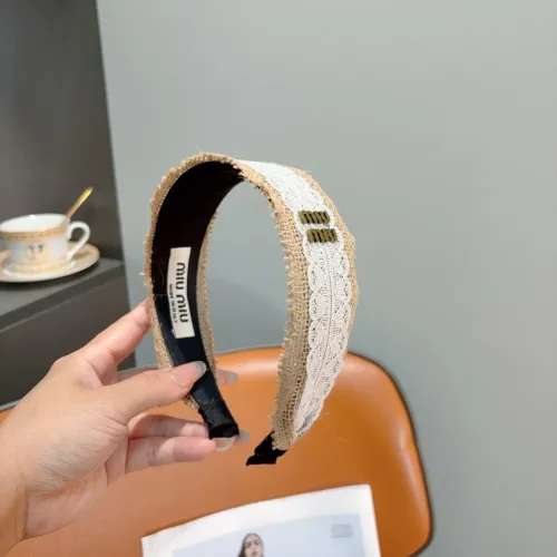 Replica MIU MIU Headband For Women #1456495 $27.00 USD for Wholesale
