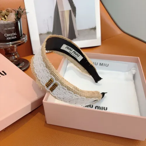 Replica MIU MIU Headband For Women #1456495 $27.00 USD for Wholesale