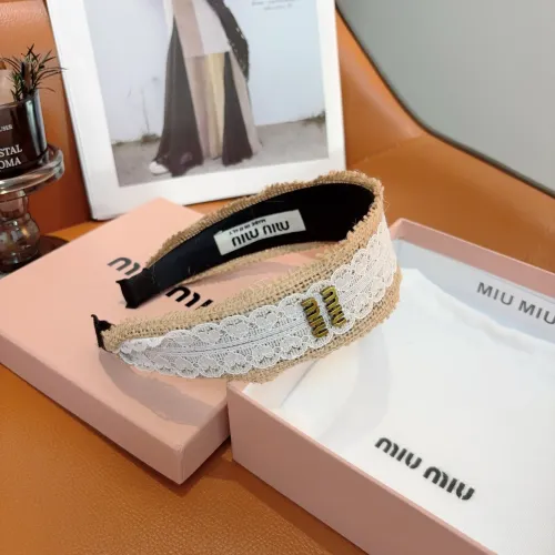 Replica MIU MIU Headband For Women #1456495 $27.00 USD for Wholesale