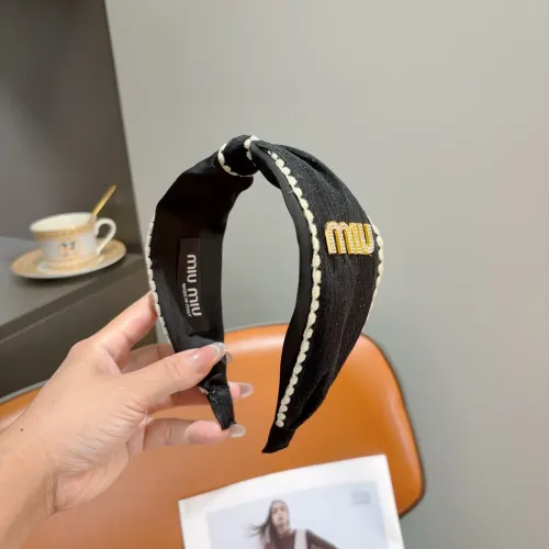 Replica MIU MIU Headband For Women #1456629 $27.00 USD for Wholesale