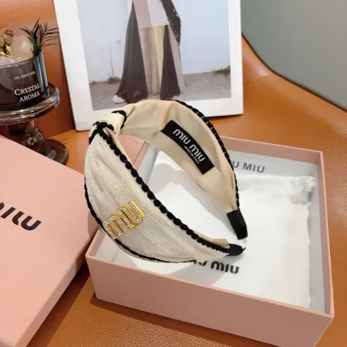 Replica MIU MIU Headband For Women #1456630 $27.00 USD for Wholesale