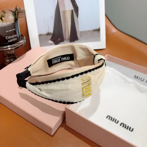 Replica MIU MIU Headband For Women #1456630 $27.00 USD for Wholesale