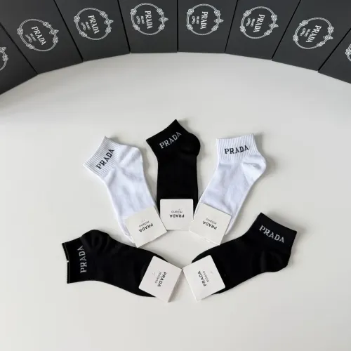 Replica Prada Socks #1456802 $27.00 USD for Wholesale