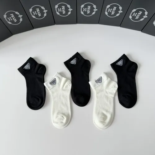 Replica Prada Socks #1456803 $29.00 USD for Wholesale