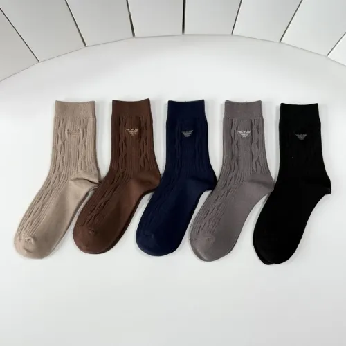 Replica Armani Socks #1456809 $29.00 USD for Wholesale