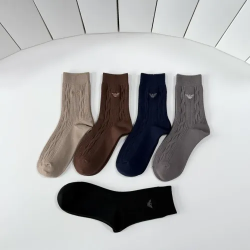Replica Armani Socks #1456809 $29.00 USD for Wholesale
