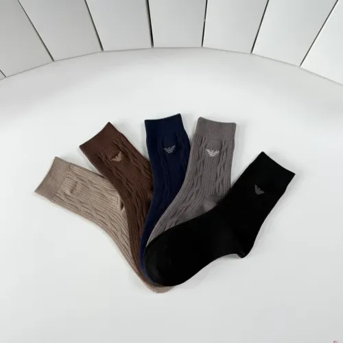 Replica Armani Socks #1456809 $29.00 USD for Wholesale
