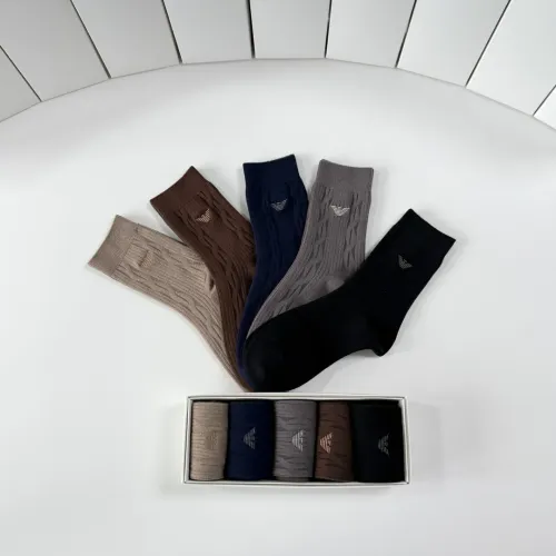 Replica Armani Socks #1456809 $29.00 USD for Wholesale