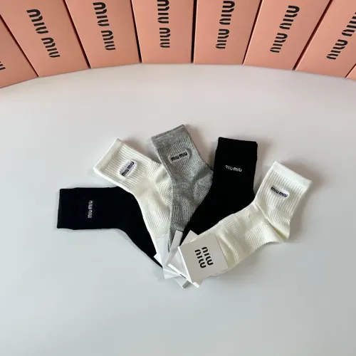 Replica MIU MIU Socks #1456815 $29.00 USD for Wholesale