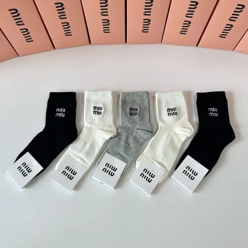Replica MIU MIU Socks #1456816 $29.00 USD for Wholesale