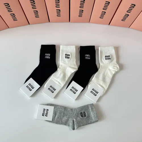 Replica MIU MIU Socks #1456816 $29.00 USD for Wholesale