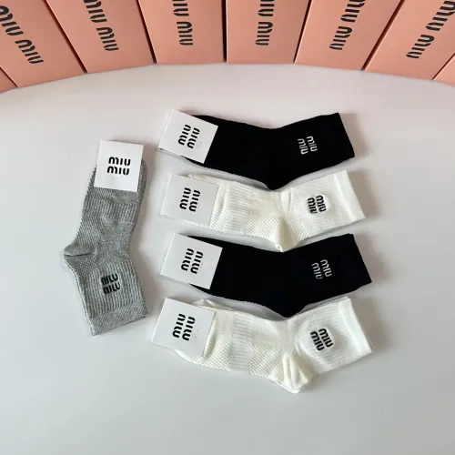 Replica MIU MIU Socks #1456816 $29.00 USD for Wholesale