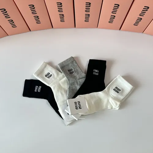 Replica MIU MIU Socks #1456816 $29.00 USD for Wholesale