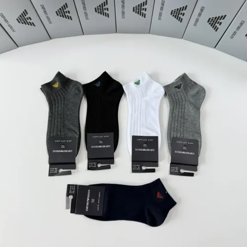 Replica Armani Socks #1456828 $29.00 USD for Wholesale