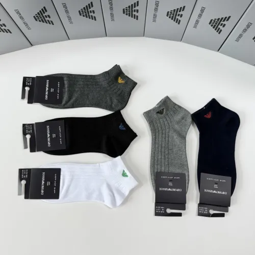 Replica Armani Socks #1456828 $29.00 USD for Wholesale