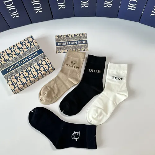 Replica Christian Dior Socks #1456835 $29.00 USD for Wholesale
