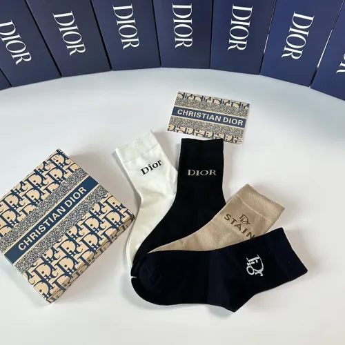 Replica Christian Dior Socks #1456835 $29.00 USD for Wholesale