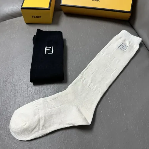 Replica Fendi Socks For Women #1457027 $29.00 USD for Wholesale