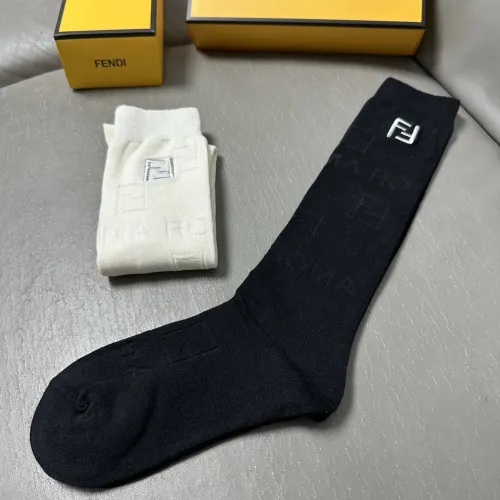 Replica Fendi Socks For Women #1457027 $29.00 USD for Wholesale