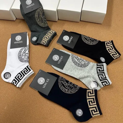 Replica Versace Socks For Men #1457029 $25.00 USD for Wholesale