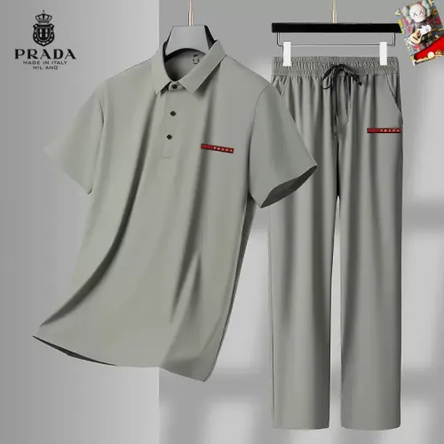 Cheap Prada Tracksuits Short Sleeved For Men #1457268, $$72.00 USD On Prada Tracksuits