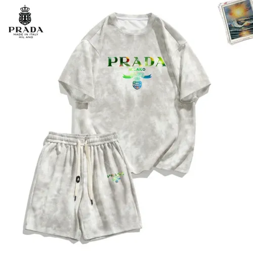 Cheap Prada Tracksuits Short Sleeved For Men #1457303, $$52.00 USD On Prada Tracksuits