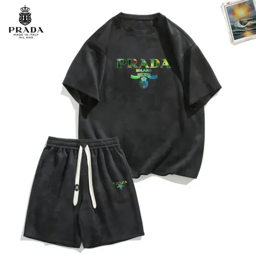 Cheap Prada Tracksuits Short Sleeved For Men #1457304, $$52.00 USD On Prada Tracksuits