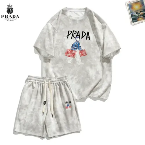 Cheap Prada Tracksuits Short Sleeved For Men #1457307, $$52.00 USD On Prada Tracksuits