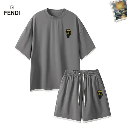 Cheap Fendi Tracksuits Short Sleeved For Men #1457341, $$52.00 USD On Fendi Tracksuits